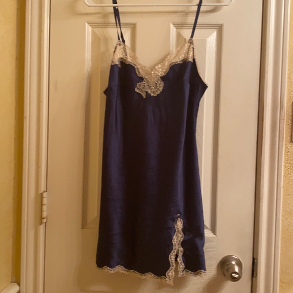 Satin & Lace Slip Dress
